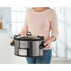 7qt Cook & Carry Programmable Easy-Clean Slow Cooker - Stainless Steel