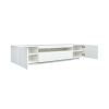 TV Cabinet Wholesale, White TV Stand with Lights, Modern LED TV Cabinet with Storage Drawers, Living Room Entertainment Center Media Console Table