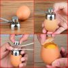 1pc; 304 Stainless Steel Egg Opener