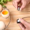 1pc; 304 Stainless Steel Egg Opener